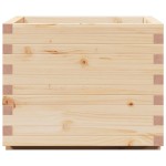 vidaXL Jardinieră de grădină, 60x60x49,5 cm, lemn masiv de pin