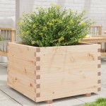 vidaXL Jardinieră de grădină, 70x70x49,5 cm, lemn masiv de pin vidaXL Jardinieră de grădină, 70x70x49,5 cm, lemn masiv de pin