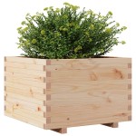 vidaXL Jardinieră de grădină, 70x70x49,5 cm, lemn masiv de pin vidaXL Jardinieră de grădină, 70x70x49,5 cm, lemn masiv de pin