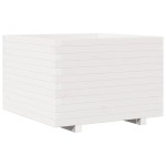 vidaXL Jardinieră de grădină, alb, 70x70x49,5 cm, lemn masiv de pin vidaXL Jardinieră de grădină, alb, 70x70x49,5 cm, lemn masiv de pin