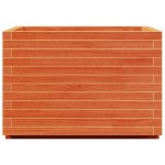 vidaXL Jardinieră grădină, maro ceruit, 70x70x49,5 cm, lemn masiv pin vidaXL Jardinieră grădină, maro ceruit, 70x70x49,5 cm, lemn masiv pin