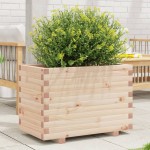 vidaXL Jardinieră de grădină, 70x40x49,5 cm, lemn masiv de pin vidaXL Jardinieră de grădină, 70x40x49,5 cm, lemn masiv de pin