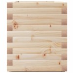 vidaXL Jardinieră de grădină, 70x40x49,5 cm, lemn masiv de pin vidaXL Jardinieră de grădină, 70x40x49,5 cm, lemn masiv de pin
