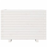 vidaXL Jardinieră de grădină, alb, 70x40x49,5 cm, lemn masiv de pin vidaXL Jardinieră de grădină, alb, 70x40x49,5 cm, lemn masiv de pin