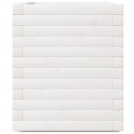 vidaXL Jardinieră de grădină, alb, 70x40x49,5 cm, lemn masiv de pin vidaXL Jardinieră de grădină, alb, 70x40x49,5 cm, lemn masiv de pin