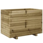 vidaXL Jardinieră de grădină, 70x40x49,5 cm, lemn de pin impregnat vidaXL Jardinieră de grădină, 70x40x49,5 cm, lemn de pin impregnat