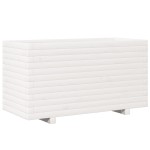 vidaXL Jardinieră de grădină, alb, 90x40x49,5 cm, lemn masiv de pin vidaXL Jardinieră de grădină, alb, 90x40x49,5 cm, lemn masiv de pin