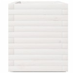 vidaXL Jardinieră de grădină, alb, 90x40x49,5 cm, lemn masiv de pin vidaXL Jardinieră de grădină, alb, 90x40x49,5 cm, lemn masiv de pin
