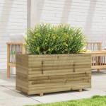 vidaXL Jardinieră de grădină, 90x40x49,5 cm, lemn de pin impregnat vidaXL Jardinieră de grădină, 90x40x49,5 cm, lemn de pin impregnat