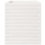 vidaXL Jardinieră de grădină, alb, 110x40x49,5 cm, lemn masiv de pin vidaXL Jardinieră de grădină, alb, 110x40x49,5 cm, lemn masiv de pin