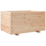 vidaXL Jardinieră de grădină, 90x60x49,5 cm, lemn masiv de pin vidaXL Jardinieră de grădină, 90x60x49,5 cm, lemn masiv de pin