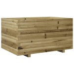 vidaXL Jardinieră de grădină, 90x60x49,5 cm, lemn de pin impregnat vidaXL Jardinieră de grădină, 90x60x49,5 cm, lemn de pin impregnat