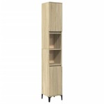 vidaXL Dulap de baie, stejar sonoma, 30x30x190 cm, lemn prelucrat vidaXL Dulap de baie, stejar sonoma, 30x30x190 cm, lemn prelucrat