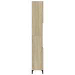 vidaXL Dulap de baie, stejar sonoma, 30x30x190 cm, lemn prelucrat vidaXL Dulap de baie, stejar sonoma, 30x30x190 cm, lemn prelucrat