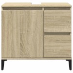 vidaXL Dulap de baie, stejar sonoma, 65x33x60 cm, lemn prelucrat vidaXL Dulap de baie, stejar sonoma, 65x33x60 cm, lemn prelucrat