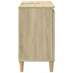 vidaXL Dulap de baie, stejar sonoma, 65x33x60 cm, lemn prelucrat vidaXL Dulap de baie, stejar sonoma, 65x33x60 cm, lemn prelucrat