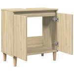 vidaXL Dulap de chiuvetă, stejar sonoma, 58x33x60 cm, lemn prelucrat vidaXL Dulap de chiuvetă, stejar sonoma, 58x33x60 cm, lemn prelucrat
