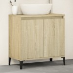 vidaXL Dulap de chiuvetă, stejar sonoma, 58x33x60 cm, lemn prelucrat vidaXL Dulap de chiuvetă, stejar sonoma, 58x33x60 cm, lemn prelucrat