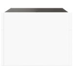 vidaXL Măsuță de cafea cu LED infinity, alb, 40x40x30 cm vidaXL Măsuță de cafea cu LED infinity, alb, 40x40x30 cm