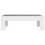 vidaXL Măsuță de cafea cu LED infinity, alb, 90x50x30 cm vidaXL Măsuță de cafea cu LED infinity, alb, 90x50x30 cm