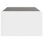 vidaXL Măsuță de cafea cu LED infinity, alb, 90x50x30 cm vidaXL Măsuță de cafea cu LED infinity, alb, 90x50x30 cm