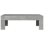 vidaXL Măsuță de cafea cu LED infinity, gri beton, 90x50x30 cm vidaXL Măsuță de cafea cu LED infinity, gri beton, 90x50x30 cm
