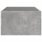 vidaXL Măsuță de cafea cu LED infinity, gri beton, 90x50x30 cm vidaXL Măsuță de cafea cu LED infinity, gri beton, 90x50x30 cm