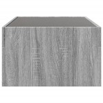 vidaXL Măsuță de cafea cu LED infinity, gri sonoma, 90x50x30 cm vidaXL Măsuță de cafea cu LED infinity, gri sonoma, 90x50x30 cm