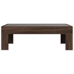 vidaXL Măsuță de cafea cu LED infinity, stejar maro, 90x50x30 cm vidaXL Măsuță de cafea cu LED infinity, stejar maro, 90x50x30 cm