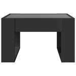 vidaXL Măsuță de cafea cu LED infinity, negru, 50x53x30 cm vidaXL Măsuță de cafea cu LED infinity, negru, 50x53x30 cm