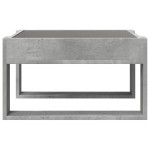 vidaXL Măsuță de cafea cu LED infinity, gri beton, 50x53x30 cm vidaXL Măsuță de cafea cu LED infinity, gri beton, 50x53x30 cm