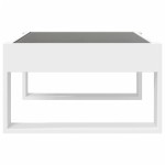 vidaXL Măsuță de cafea cu LED infinity, alb, 70x53x30 cm vidaXL Măsuță de cafea cu LED infinity, alb, 70x53x30 cm