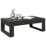 vidaXL Măsuță de cafea cu LED infinity, negru, 90x53x30 cm vidaXL Măsuță de cafea cu LED infinity, negru, 90x53x30 cm
