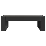 vidaXL Măsuță de cafea cu LED infinity, negru, 90x53x30 cm vidaXL Măsuță de cafea cu LED infinity, negru, 90x53x30 cm