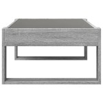 vidaXL Măsuță de cafea cu LED infinity, gri sonoma, 90x53x30 cm vidaXL Măsuță de cafea cu LED infinity, gri sonoma, 90x53x30 cm