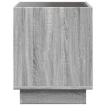 vidaXL Măsuță de cafea cu LED infinity, gri sonoma, 40x40x50 cm vidaXL Măsuță de cafea cu LED infinity, gri sonoma, 40x40x50 cm