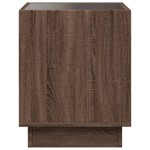 vidaXL Măsuță de cafea cu LED infinity, stejar maro, 40x40x50 cm vidaXL Măsuță de cafea cu LED infinity, stejar maro, 40x40x50 cm