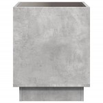 vidaXL Măsuță de cafea cu LED infinity, gri beton, 50x50x50 cm vidaXL Măsuță de cafea cu LED infinity, gri beton, 50x50x50 cm