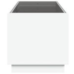 vidaXL Măsuță de cafea cu LED infinity, alb, 70x50x50 cm vidaXL Măsuță de cafea cu LED infinity, alb, 70x50x50 cm