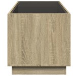 vidaXL Măsuță de cafea cu LED infinity, stejar sonoma, 70x50x50 cm vidaXL Măsuță de cafea cu LED infinity, stejar sonoma, 70x50x50 cm