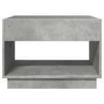 vidaXL Măsuță de cafea cu LED infinity, gri beton, 70x50x50 cm vidaXL Măsuță de cafea cu LED infinity, gri beton, 70x50x50 cm