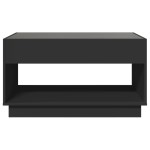 vidaXL Măsuță de cafea cu LED infinity, negru, 90x50x50 cm vidaXL Măsuță de cafea cu LED infinity, negru, 90x50x50 cm