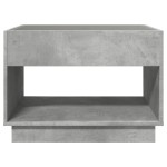vidaXL Măsuță de cafea cu LED infinity, gri beton, 90x50x50 cm vidaXL Măsuță de cafea cu LED infinity, gri beton, 90x50x50 cm