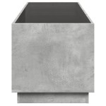 vidaXL Măsuță de cafea cu LED infinity, gri beton, 90x50x50 cm vidaXL Măsuță de cafea cu LED infinity, gri beton, 90x50x50 cm