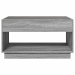 vidaXL Măsuță de cafea cu LED infinity, gri sonoma, 90x50x50 cm vidaXL Măsuță de cafea cu LED infinity, gri sonoma, 90x50x50 cm