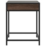 vidaXL Măsuță de cafea cu LED infinity, stejar maro, 40x40x51 cm vidaXL Măsuță de cafea cu LED infinity, stejar maro, 40x40x51 cm