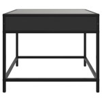 vidaXL Măsuță de cafea cu LED infinity, negru, 50x50x41 cm vidaXL Măsuță de cafea cu LED infinity, negru, 50x50x41 cm