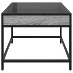 vidaXL Măsuță de cafea cu LED infinity, gri sonoma, 50x50x41 cm vidaXL Măsuță de cafea cu LED infinity, gri sonoma, 50x50x41 cm
