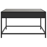 vidaXL Măsuță de cafea cu LED infinity, negru, 70x50x41 cm vidaXL Măsuță de cafea cu LED infinity, negru, 70x50x41 cm