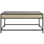 vidaXL Măsuță de cafea cu LED infinity, stejar sonoma, 90x50x41 cm vidaXL Măsuță de cafea cu LED infinity, stejar sonoma, 90x50x41 cm
